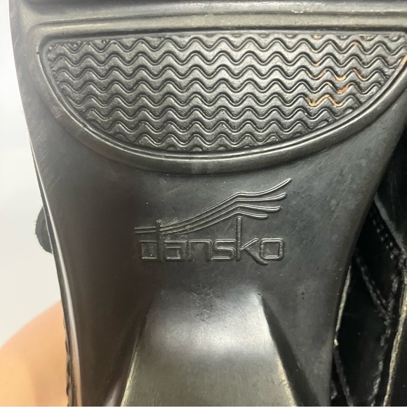 Dansko‎ black leather buckle clogs size 38 - Picture 7 of 8